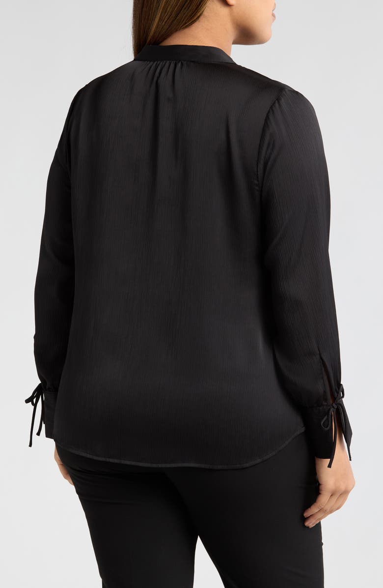 Anne Klein Tie Neck Poet Top, Alternate, color, 