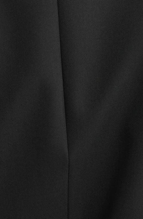 Hugo Boss Boss Janeva Virgin Wool One-button Blazer In Black