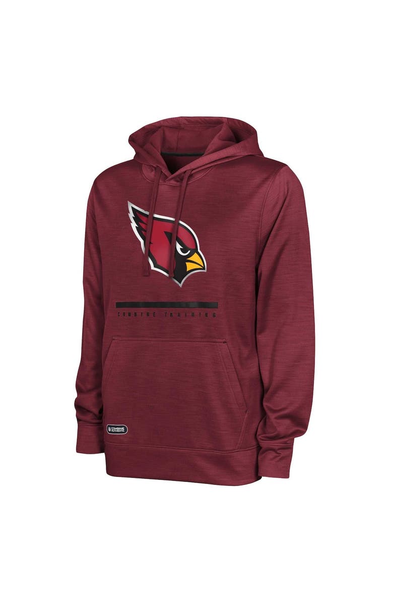 Outerstuff Men's Cardinal Arizona Cardinals Speed Drill Streak Pullover Hoodie, Alternate, color, Cardinal