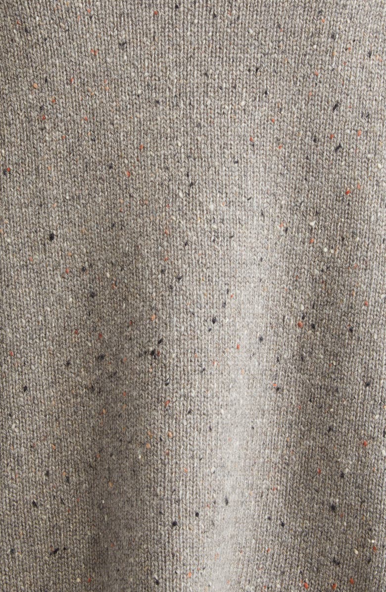 Johnstons of Elgin Donegal Relaxed Cashmere V-Neck Cardigan, Alternate, color, Ash