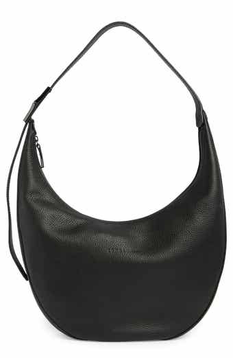 Longchamp Half Moon Leather Shoulder Bag