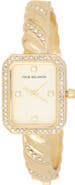 True Religion Crystal Accent Twisted Band Analog Quartz Watch, 21mm x 26mm