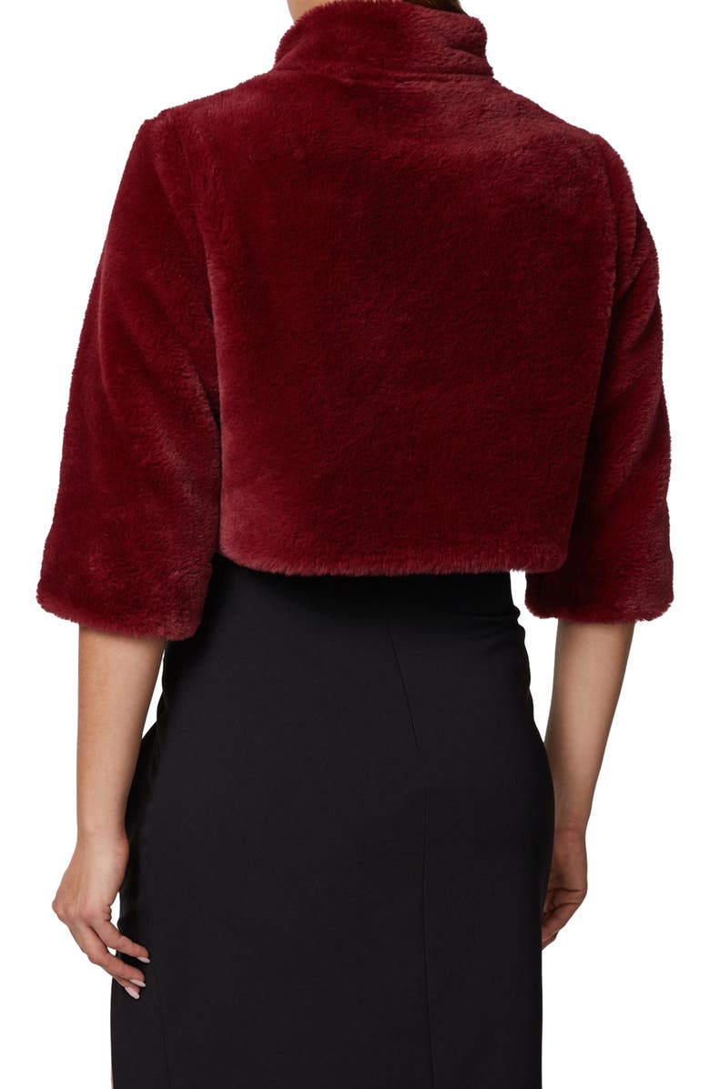 Laundry by Shelli Segal Faux Fur Shrug, Alternate, color, 