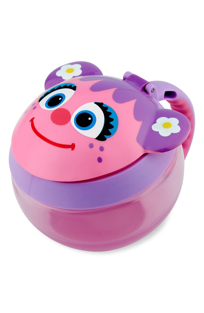 Skip Hop x Sesame Street Abby Cadabby Snack Cup, Alternate, color, Pink