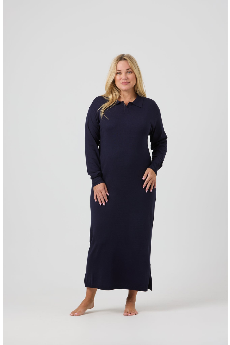 Aimee Dress, Alternate, color, Navy