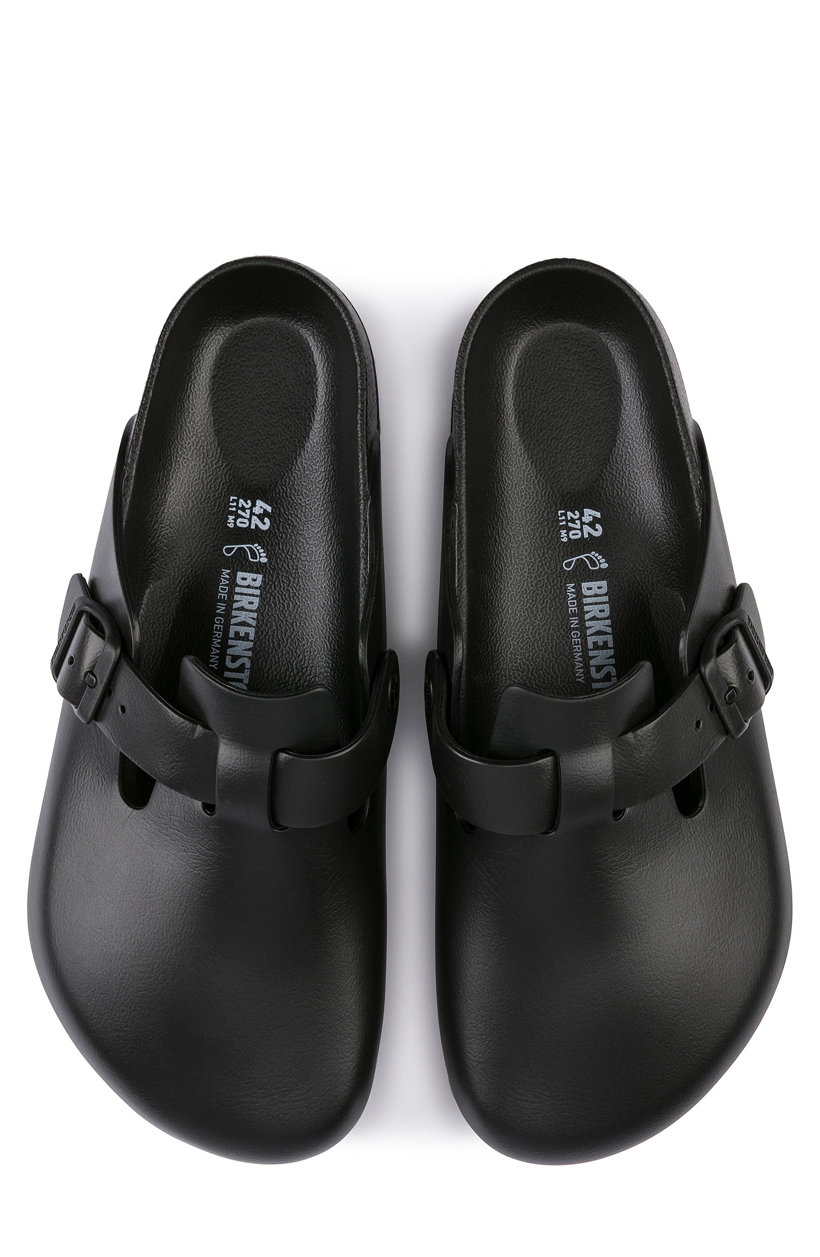 Birkenstock Boston Clog, Alternate, color, Black