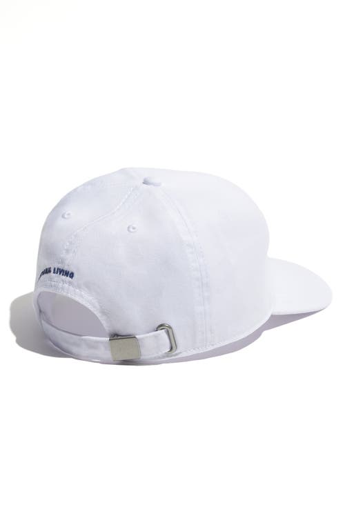 Spiritual Gangster Cotton Twill Dad Hat In White
