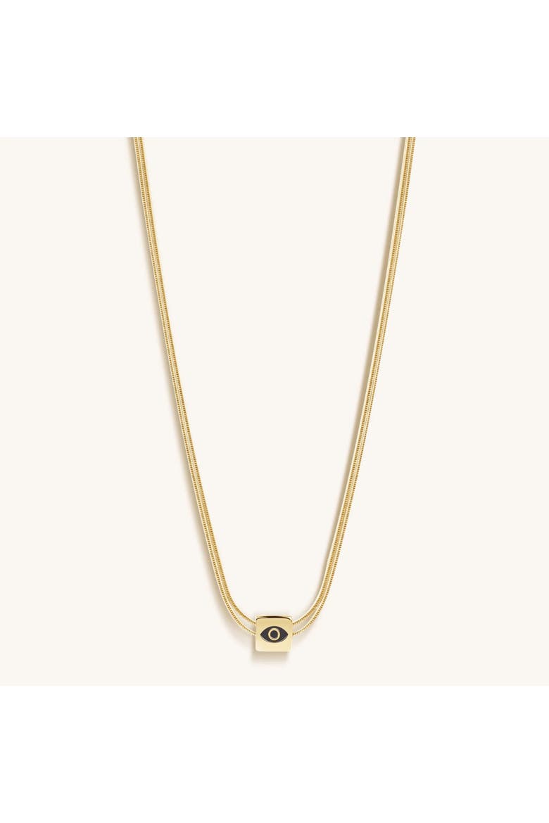 Awaken & Shine - Citrine Evil Eye November Birthstone Necklace, Alternate, color, Gold/Yellow