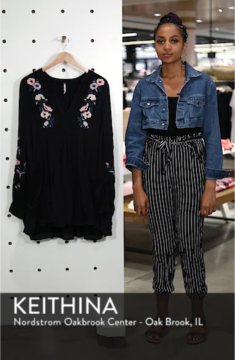 Mia Embroidered Minidress, sales video thumbnail