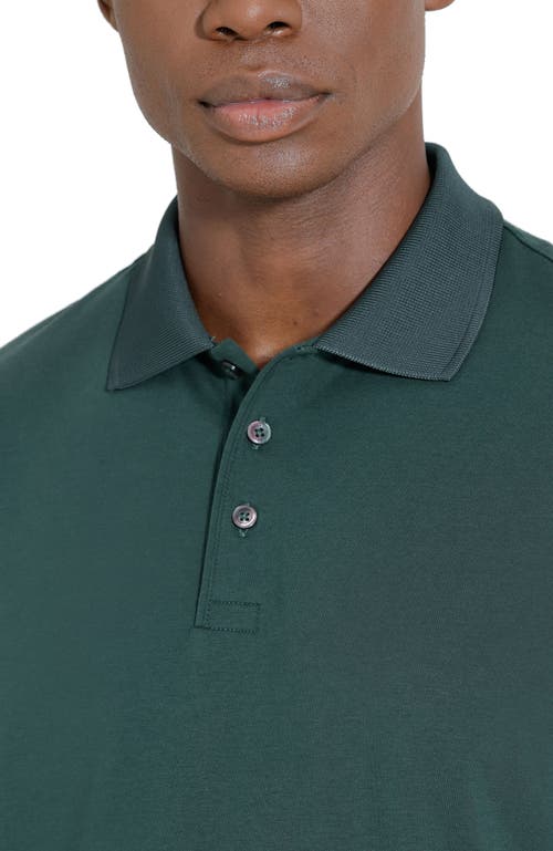 Urban Performance Pima Cotton Tech Polo With Uv Protection In Green