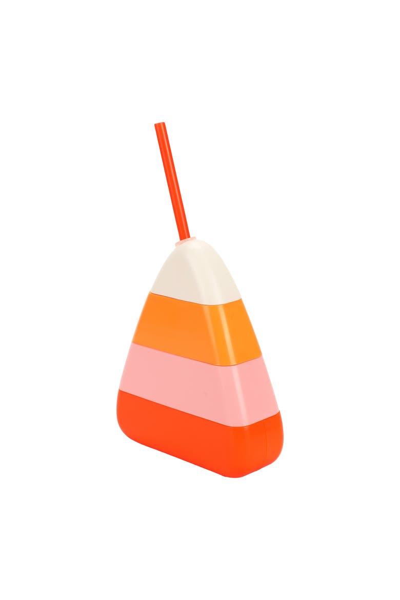 Halloween Candy Corn Sipper Cups, 2 Pack, Alternate, color, Orange