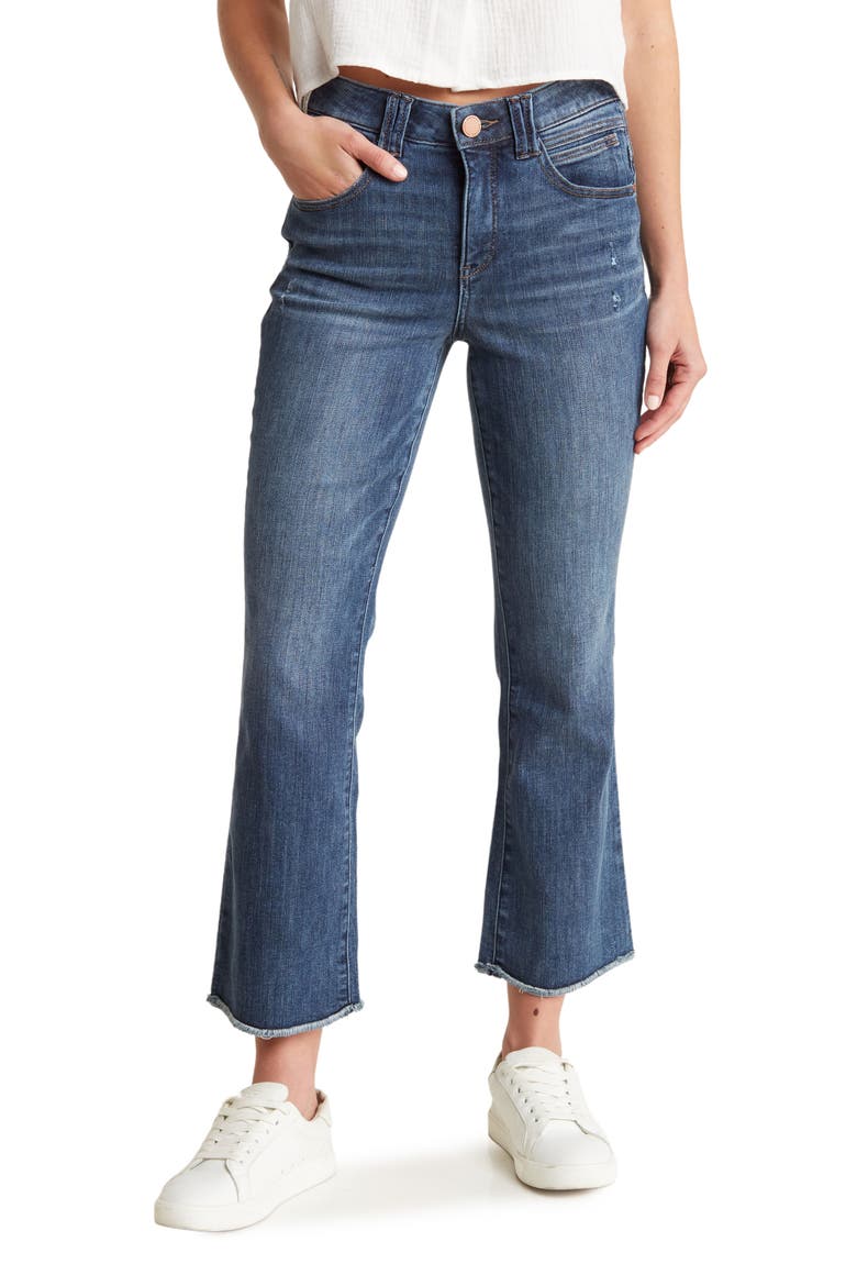 AB Tech High Waist Crop Jeans, Main, color, INDIGO ARTISANAL