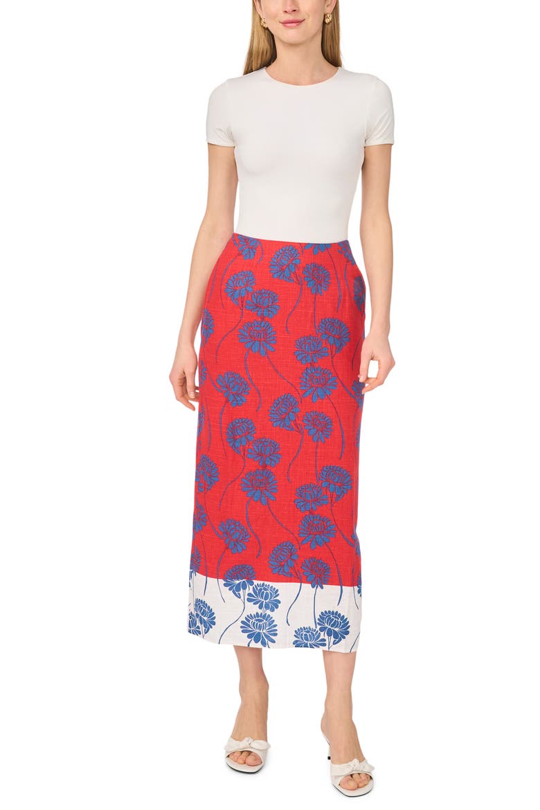 Column Midi Skirt, Alternate, color, AURA ORANGE