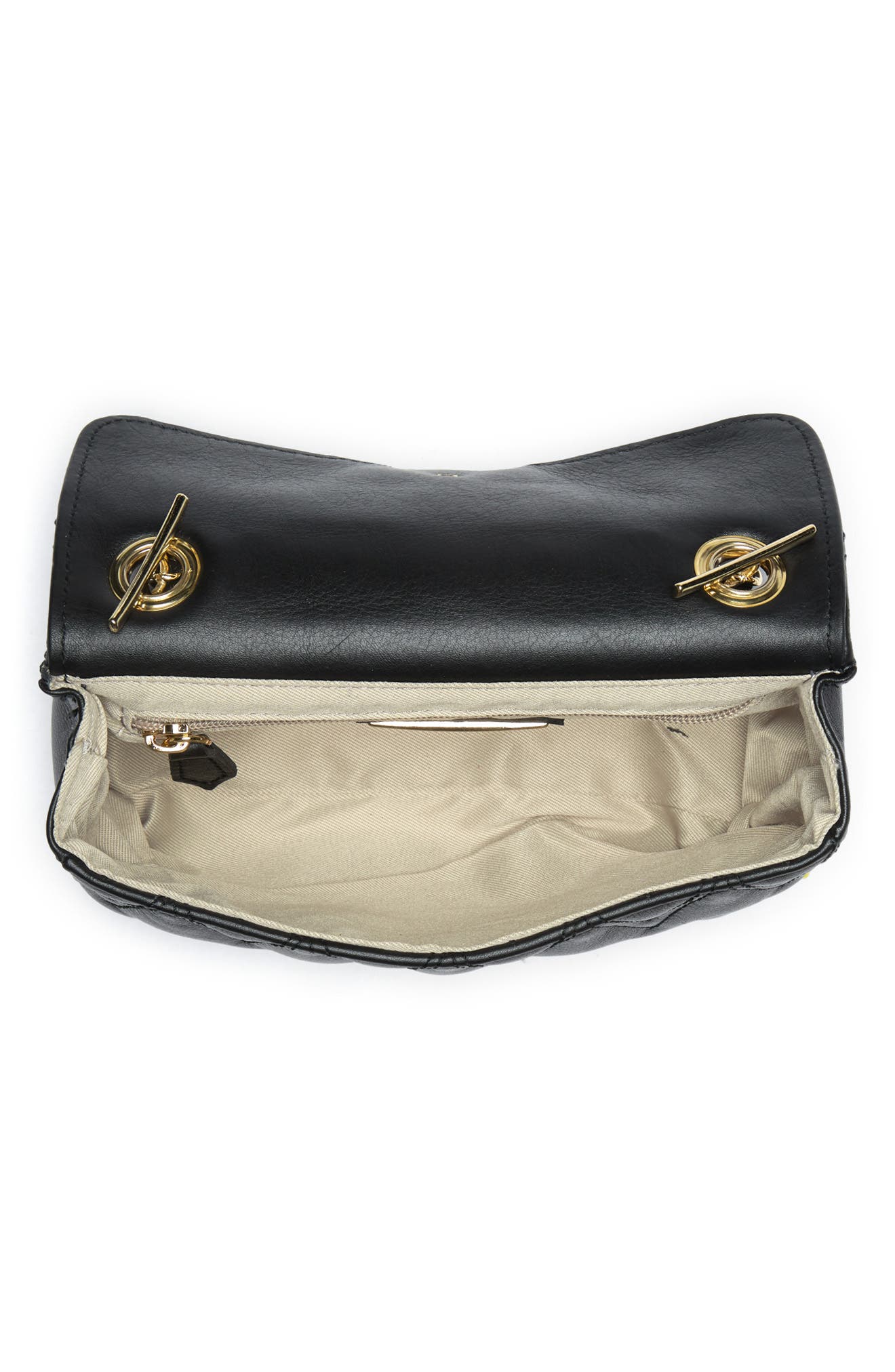 VALENTINO BY MARIO VALENTINO Poisson Plate Top Handle Crossbody Bag, Alternate, color, 