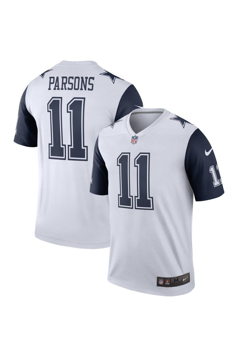 Men's Nike Micah Parsons White Dallas Cowboys Alternate Legend Jersey, Main, color, White