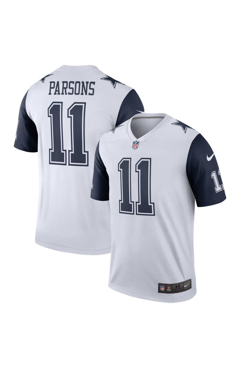 Nike Men's Nike Micah Parsons White Dallas Cowboys Alternate Legend Jersey, Main, color, 
