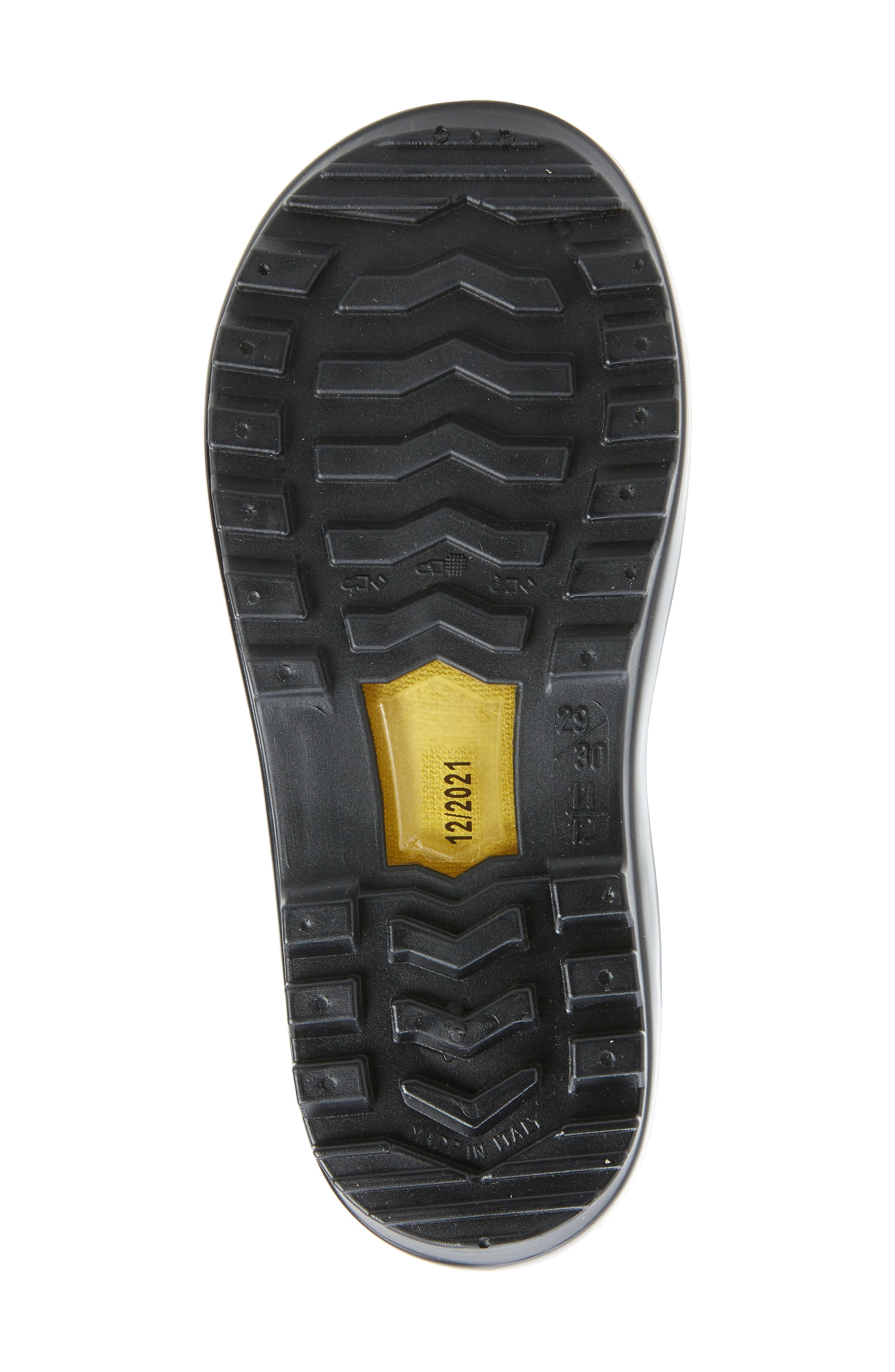 Rubber Rain Boot, Alternate, color, YELLOW/ GREY