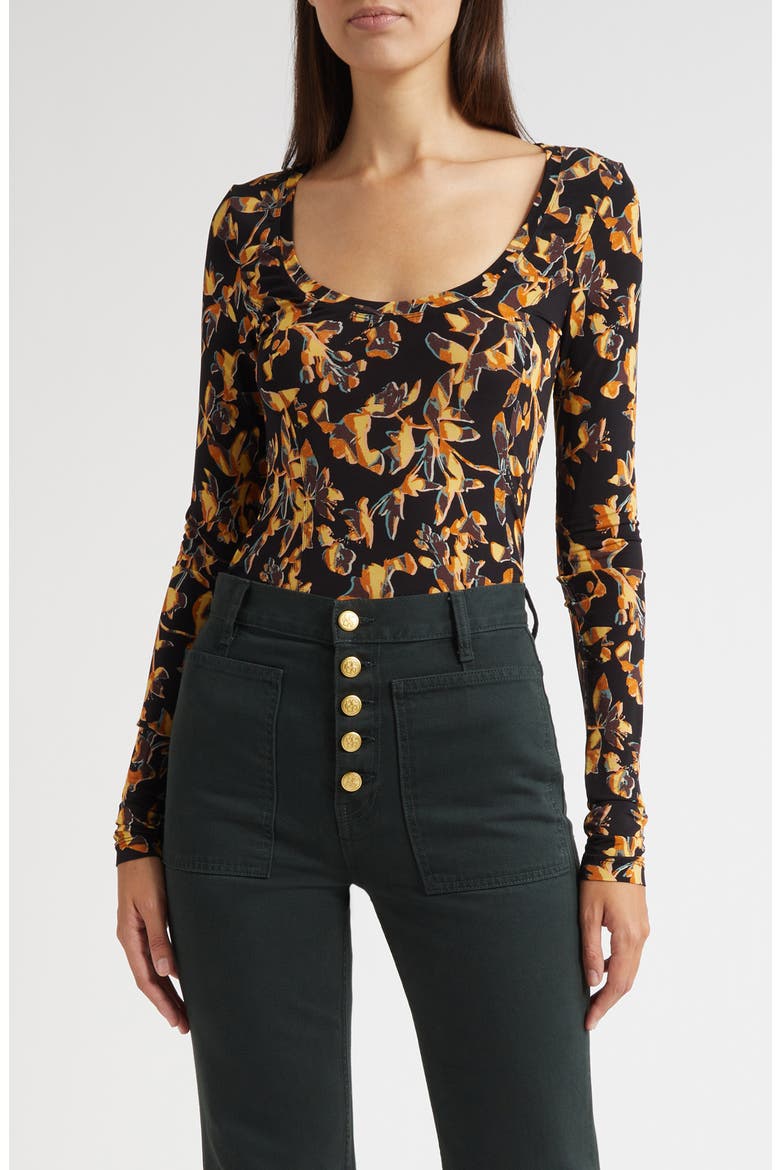 Aris Long Sleeve Knit Top, Main, color, SOLARIS