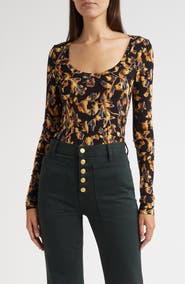 Ulla Johnson Aris Long Sleeve Knit Top