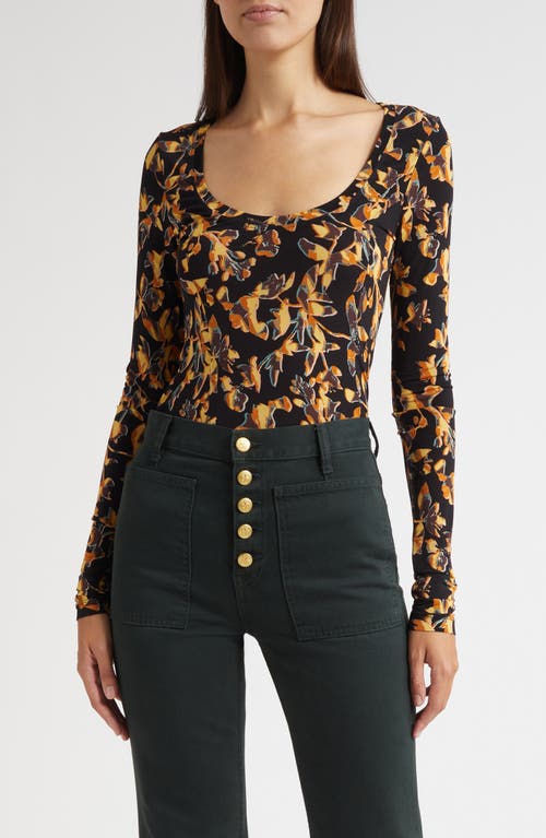 Ulla Johnson Aris Long Sleeve Knit Top In Multi