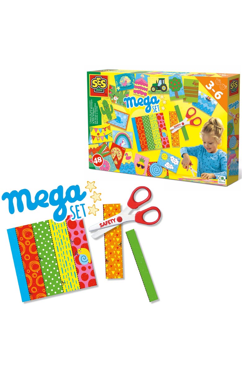 SES Creative I Learn To Use Scissors Mega Set Ages 3+, Alternate, color, Multicolored