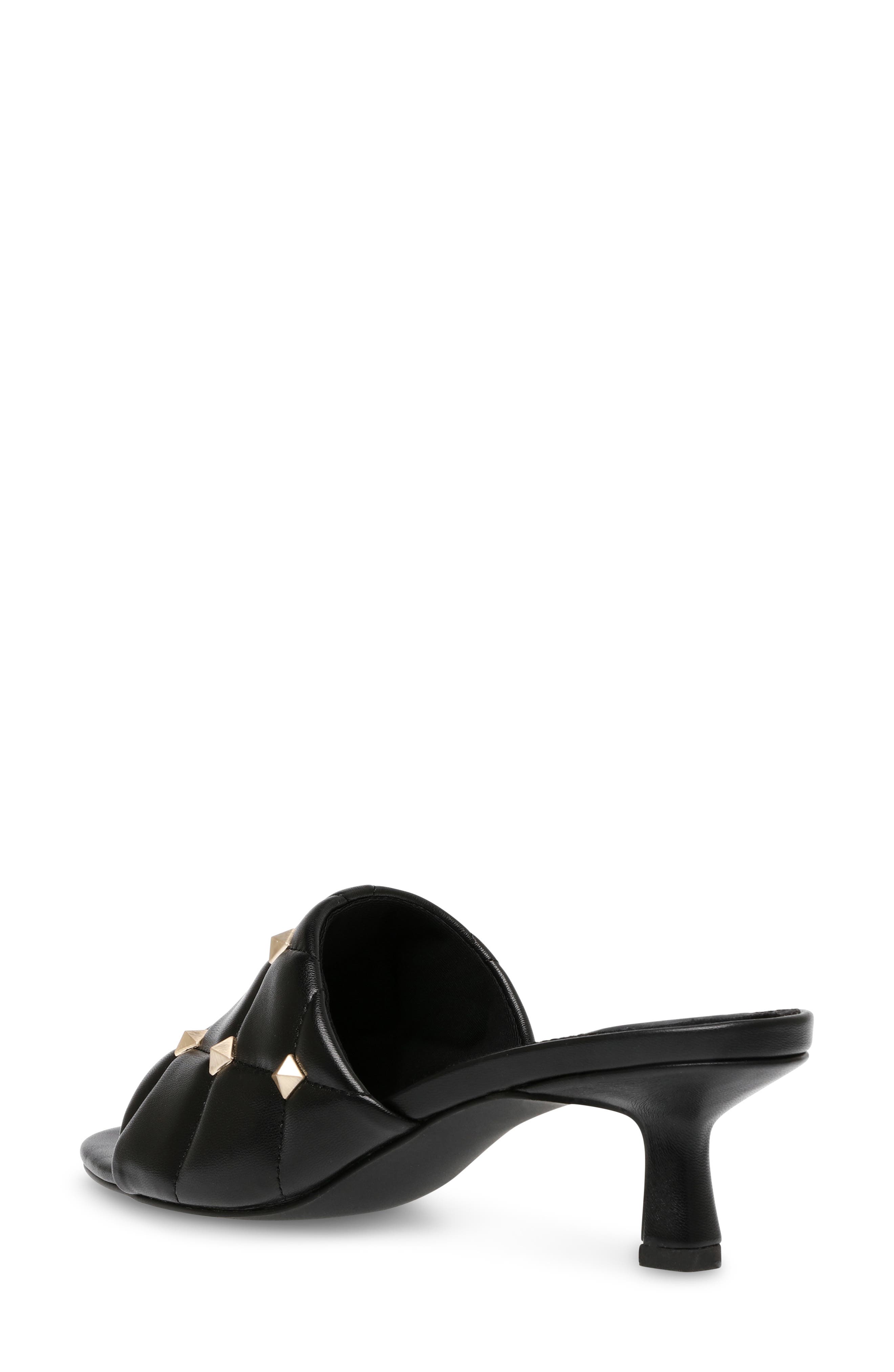 Anne Klein Kitay Quilted Kitten Heel Sandal, Alternate, color, 