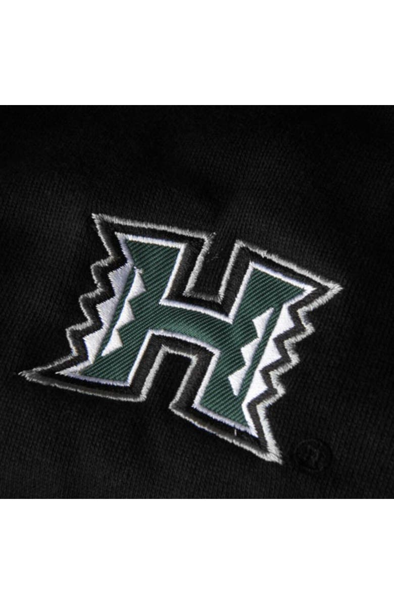 COLOSSEUM Women's Stadium Athletic Black Hawaii Warriors Arched Name Full-Zip Hoodie, Alternate, color, Black