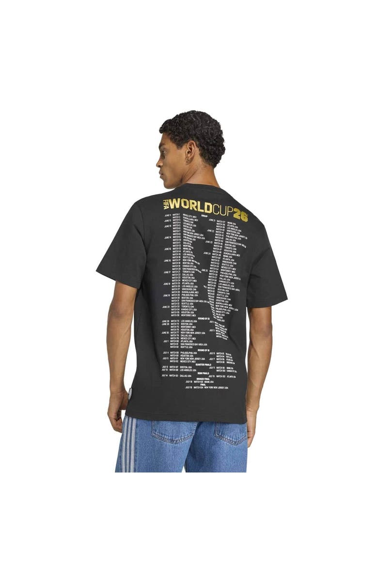 Men's adidas  Black 2026 FIFA World Cup Tour T-Shirt, Alternate, color, Black