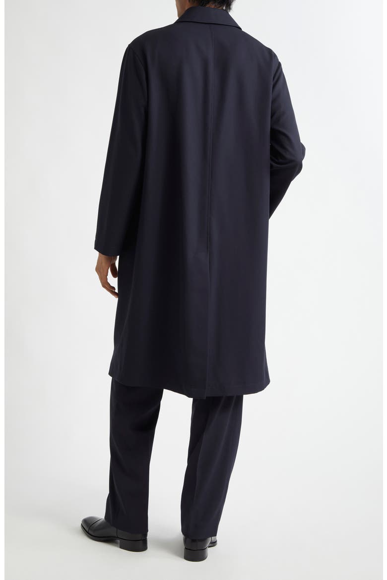 Technical Wool Trench Coat, Alternate, color, NAVY