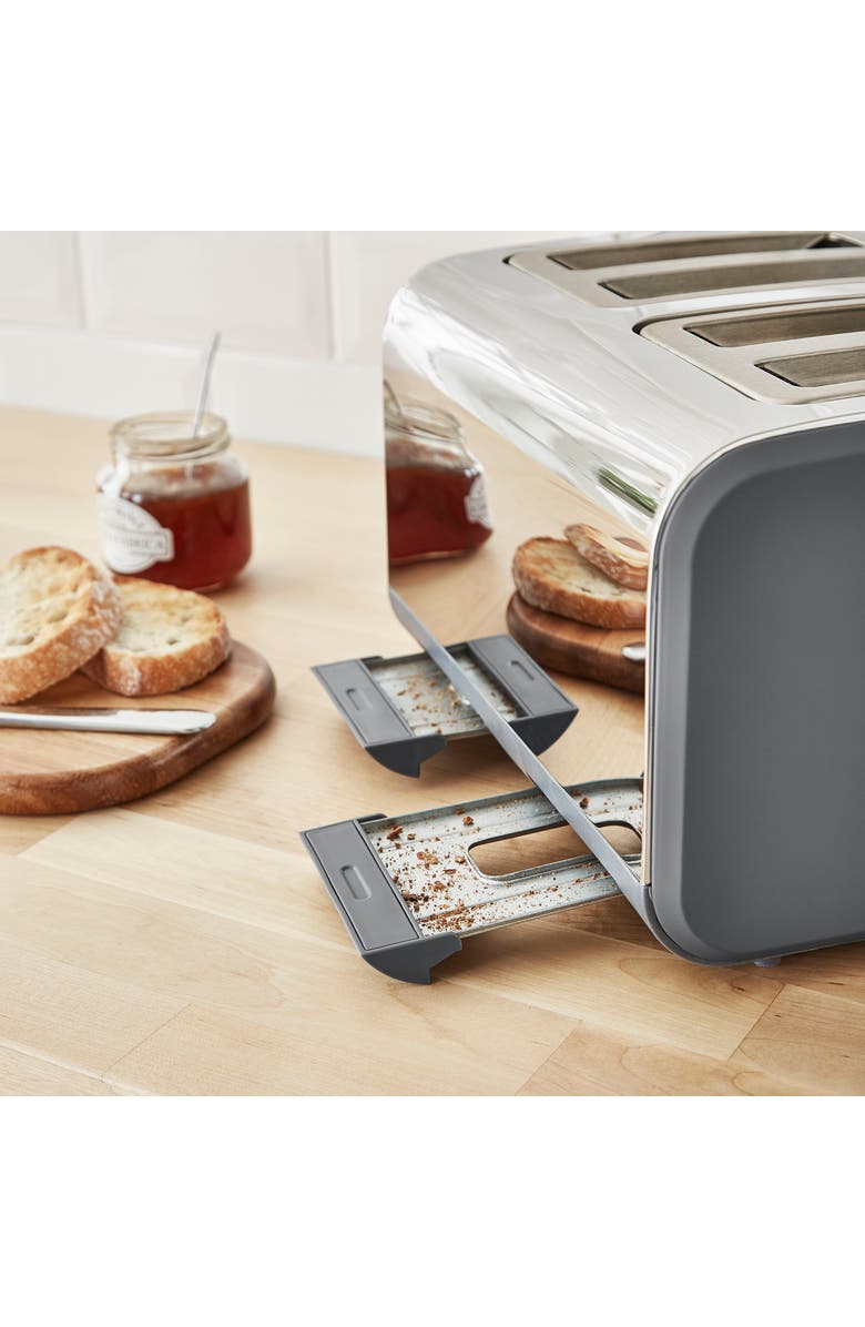 Swan Nordic Four Slice Toaster, Alternate, color, White