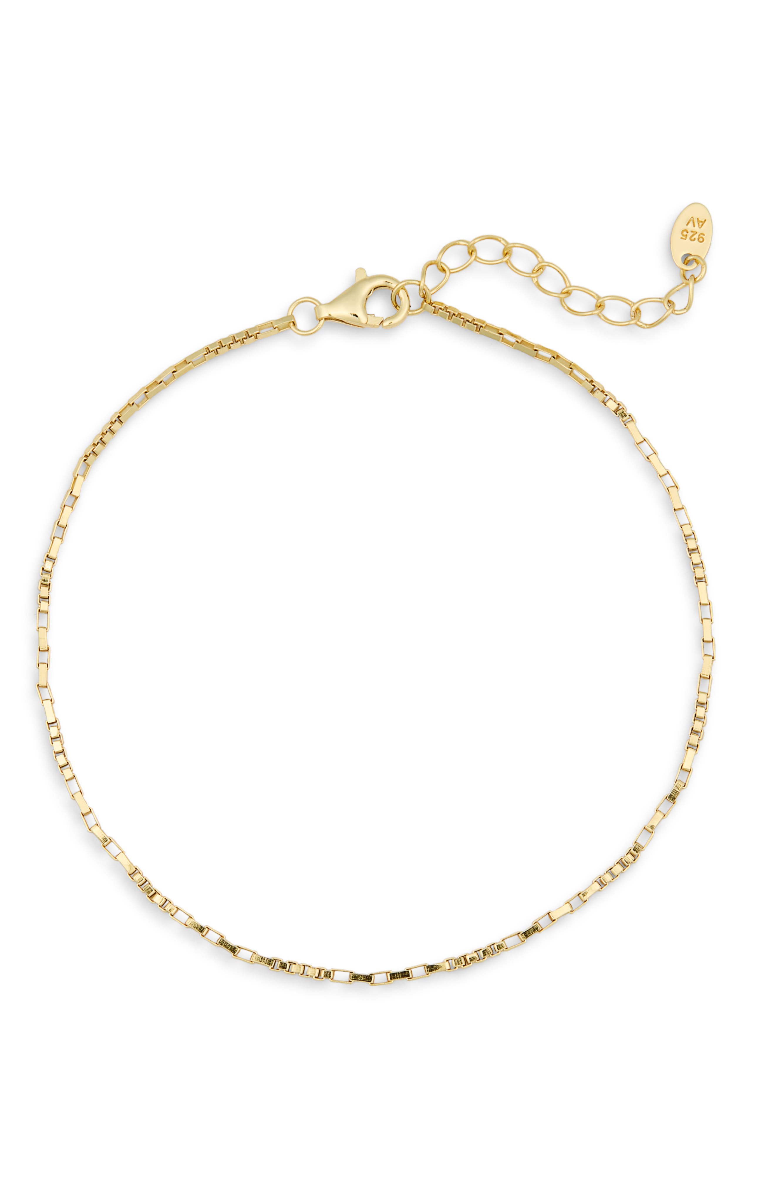 Argento Vivo Sterling Silver Box Chain Bracelet