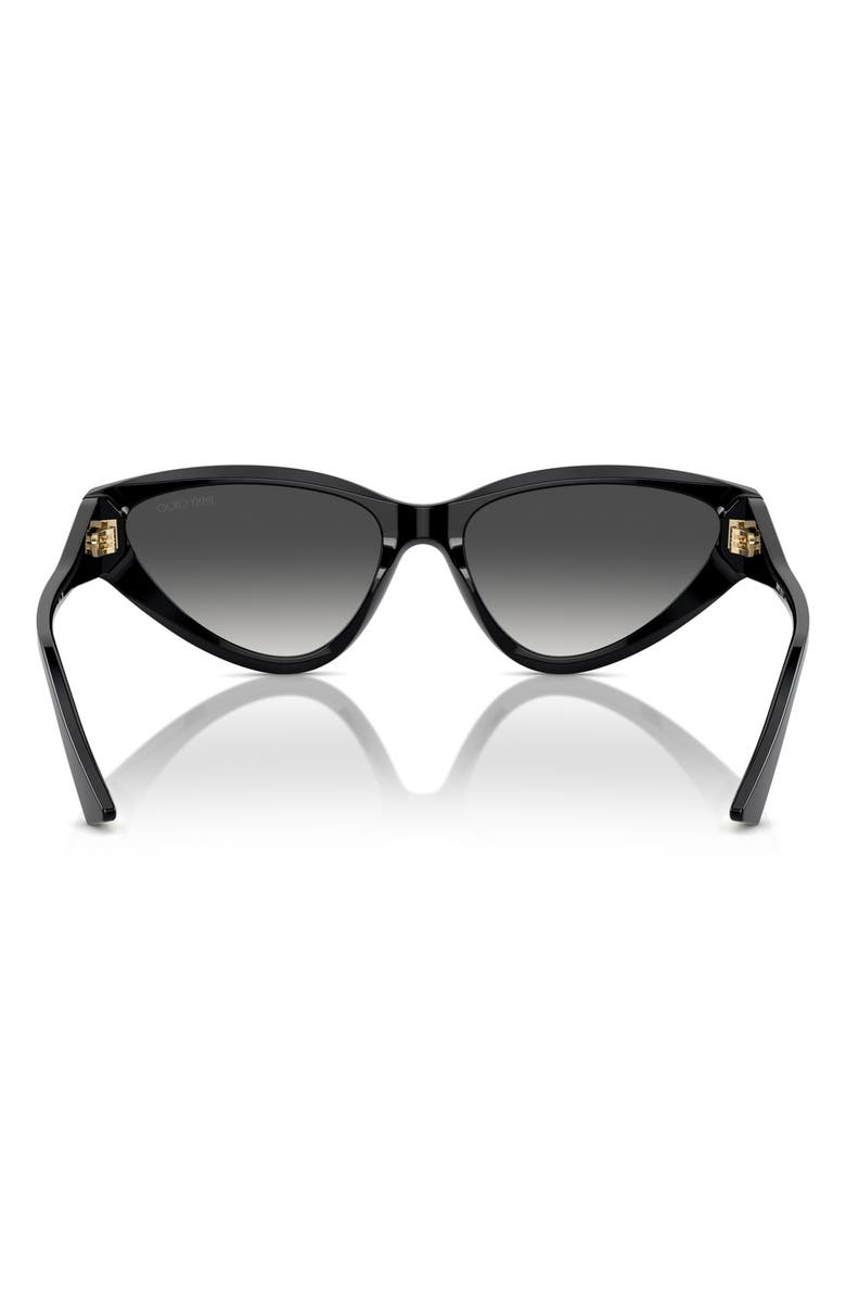 Jimmy Choo 55mm Gradient Cat Eye Sunglasses, Alternate, color, 