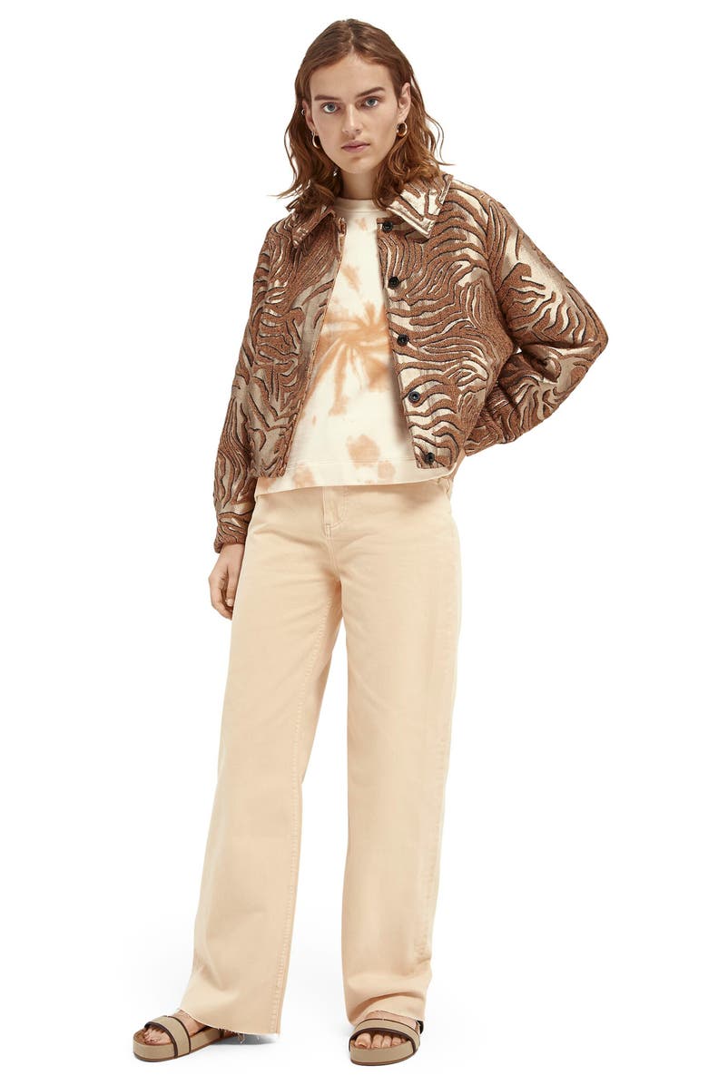 Scotch & Soda Textured Jacquard Jacket, Alternate, color, 