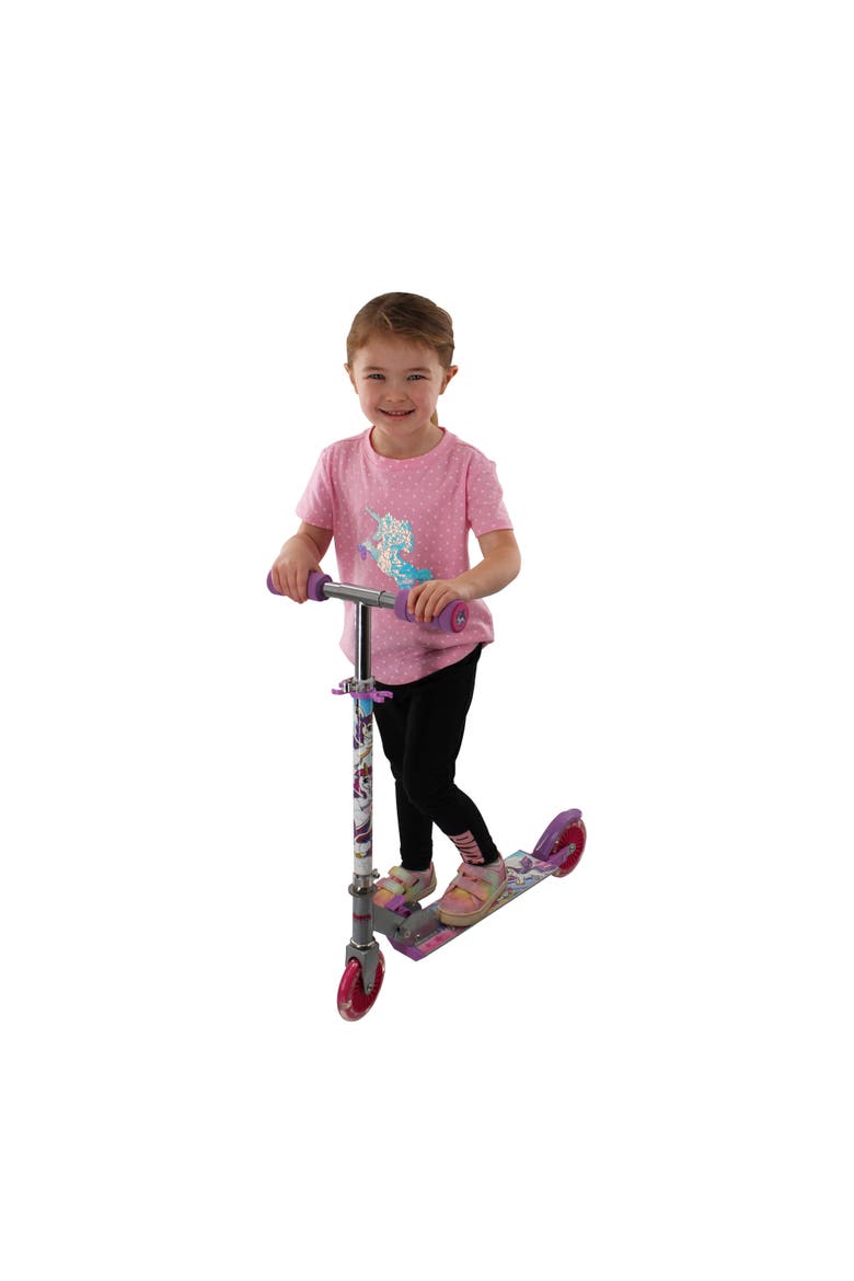 Unicorn Scooter with 2 Light Up Wheels, Alternate, color, Multicolored
