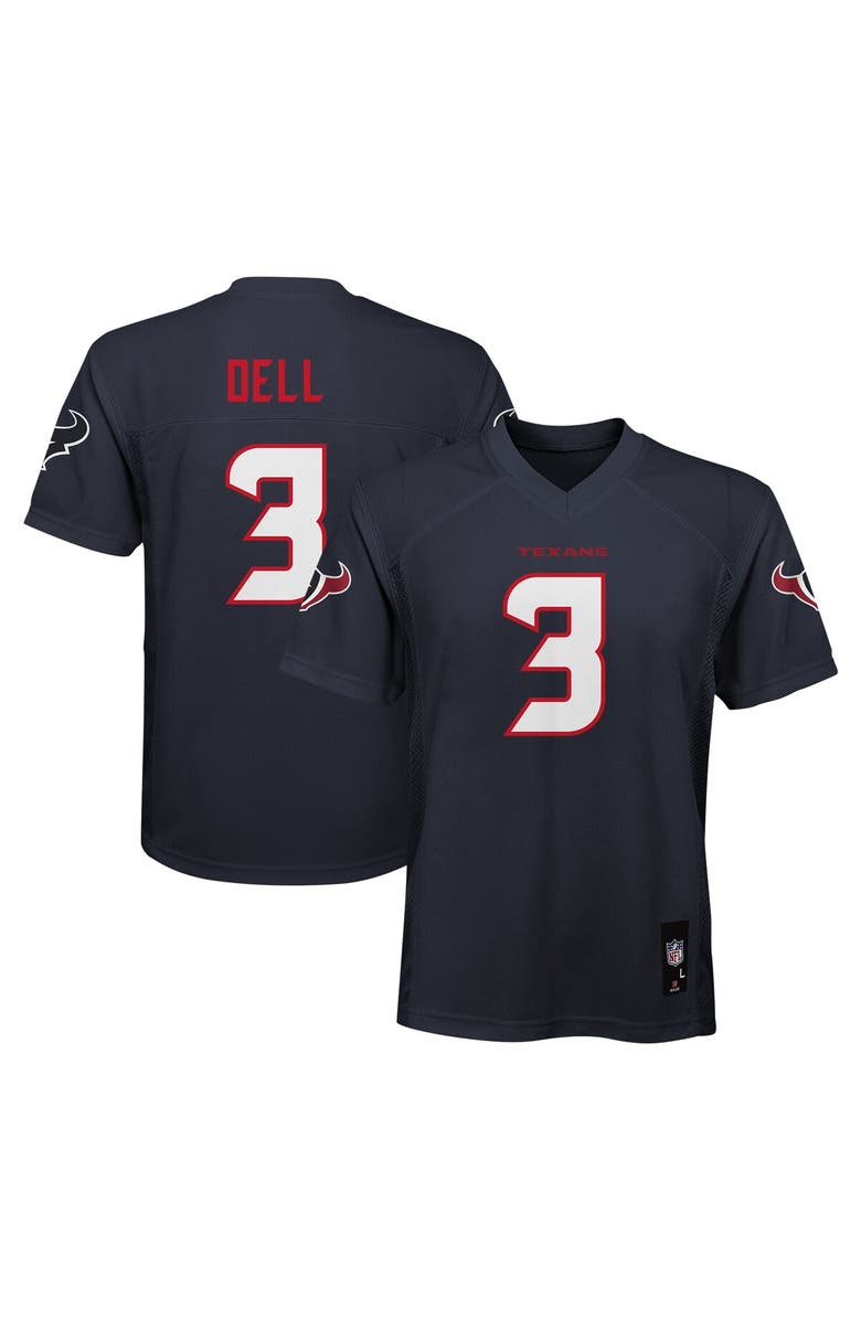 Outerstuff Youth Tank Dell Navy Houston Texans Replica Player Jersey, Main, color, Navy