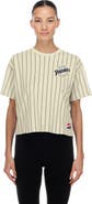 New Era Women's New Era Cream San Diego Padres Throwback Boxy T-Shirt