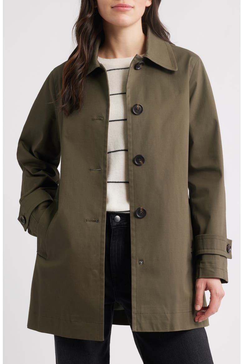 Water Repellent Rain Jacket, Alternate, color, LODEN