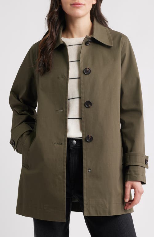 Sam Edelman Water Repellent Rain Jacket In Green