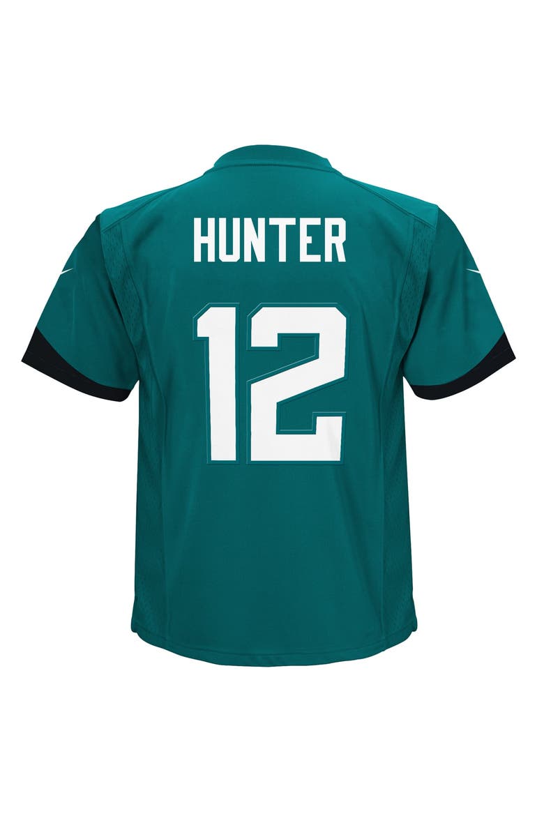 Infant Nike Travis Hunter Teal Jacksonville Jaguars Team Game Jersey, Alternate, color, Teal