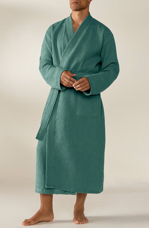 Unisex Organic Cotton Waffle Robe