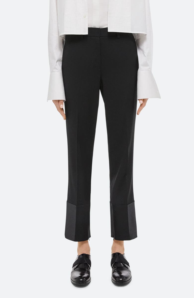 Helmut Lang Tux Slim Suit Pants, Main, color, Black