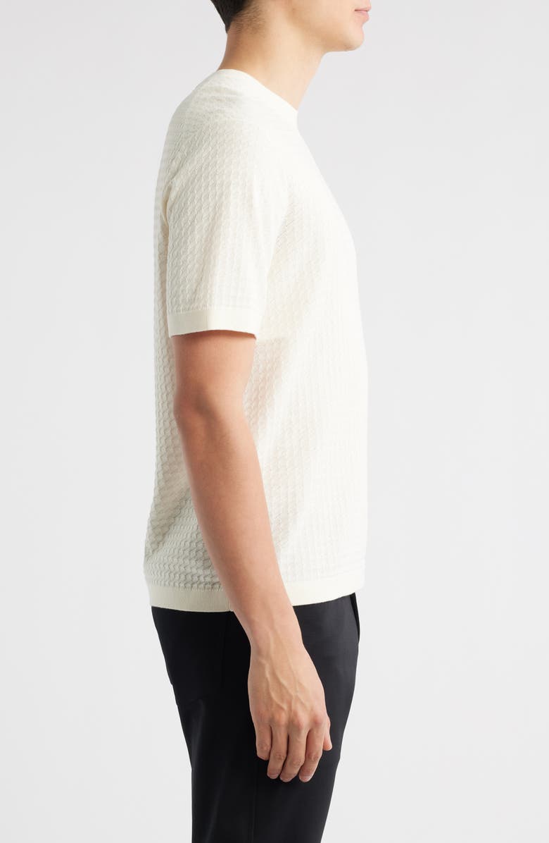 Theory Damian Tactile Crewneck T-Shirt, Alternate, color, Eggshell