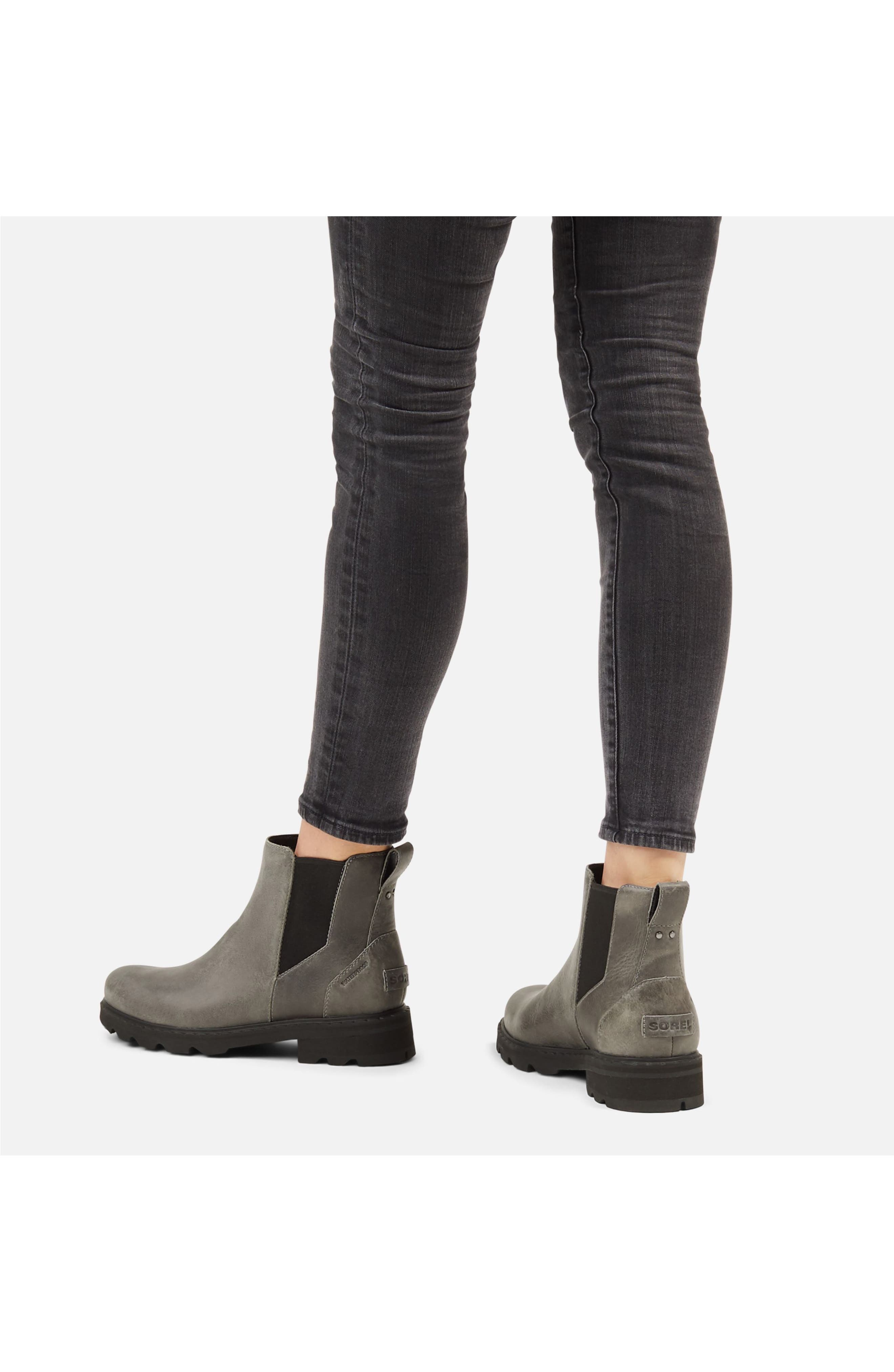SOREL Lennox Waterproof Chelsea Boot, Alternate, color, 