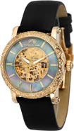 PORSAMO BLEU Women's Liza Topaz Stone Automatic Watch, 38mm x 44mm