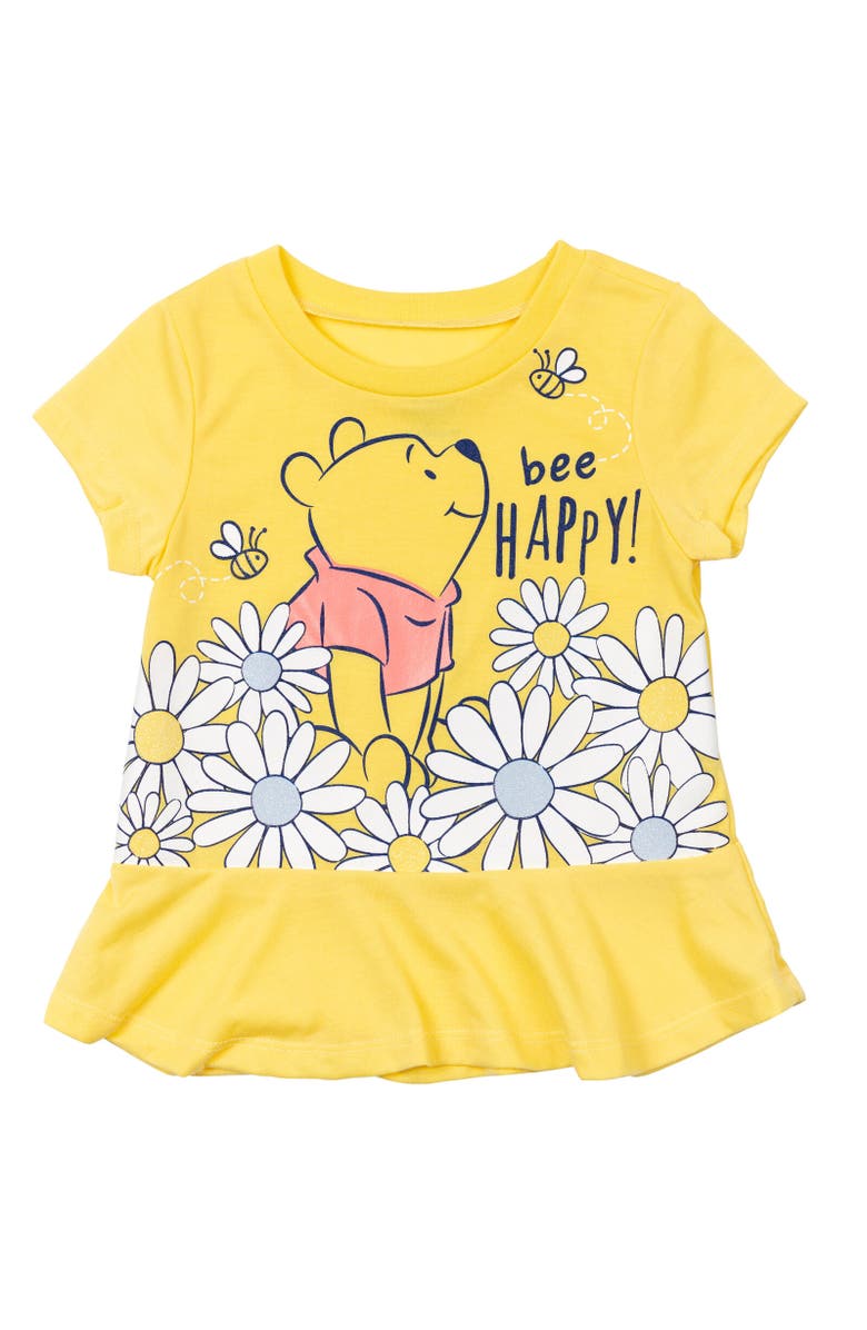 Disney Winnie the Pooh T-Shirt & Leggings Set, Alternate, color, Pooh Yellow/Blue