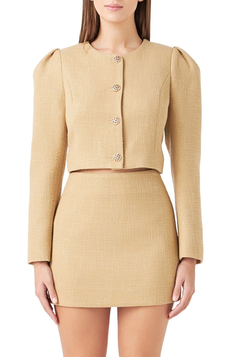 Endless Rose Tweed Blazer, Main, color, 