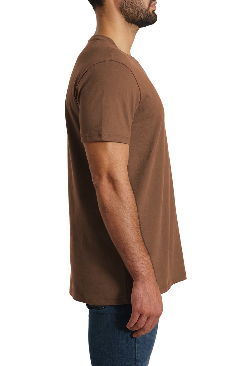 Solid T-Shirt, Alternate, color, BROWN