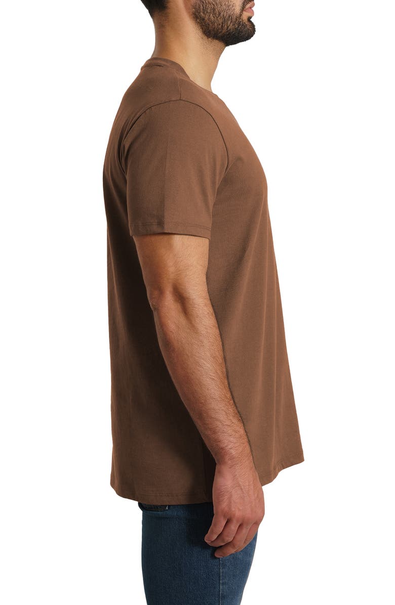 Jared Lang Solid T-Shirt, Alternate, color, Brown