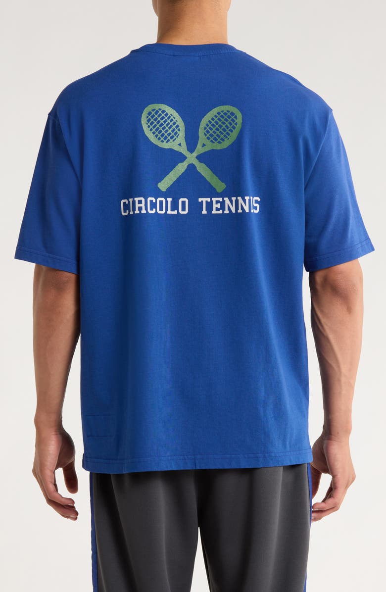 Diadora Legacy II Graphic T-shirt, Alternate, color, Blue Limonges