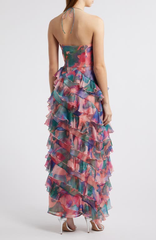 HUTCH HUTCH RUFFLE MAXI DRESS